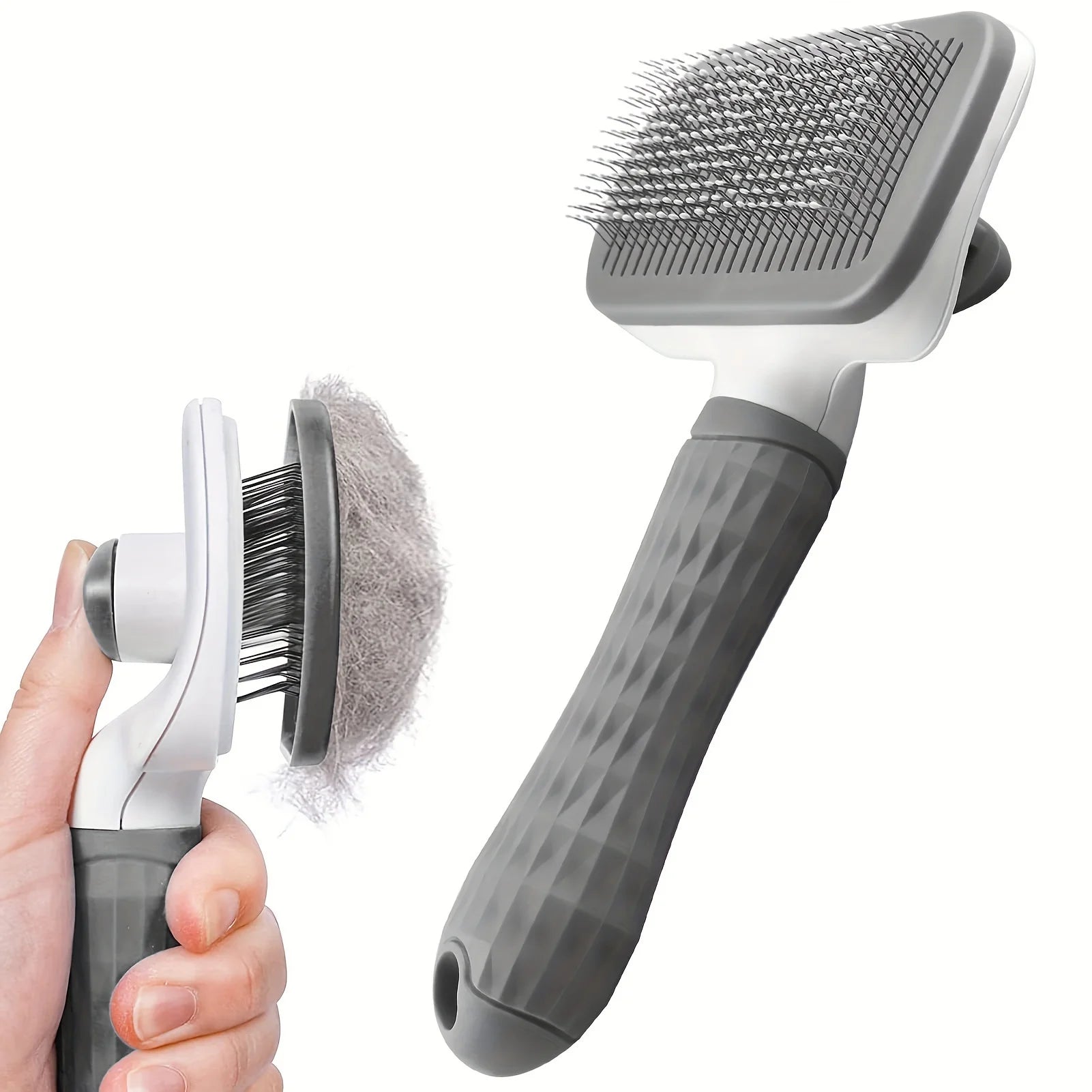 Stainless Steel Self-Cleaning Brush
