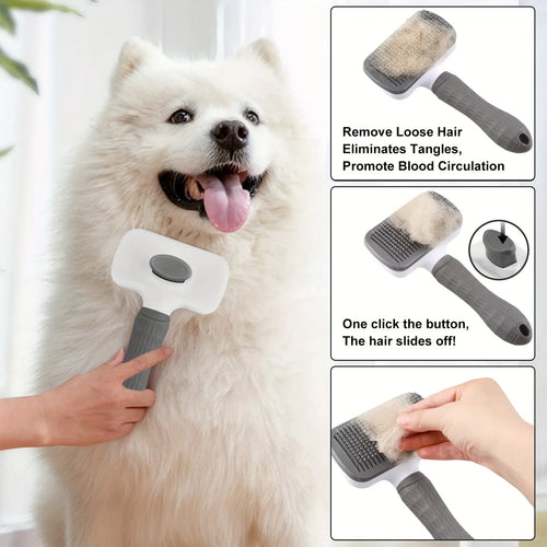 Stainless Steel Self-Cleaning Brush