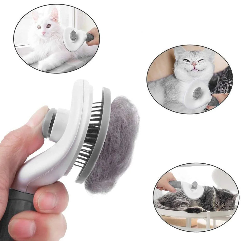 FurFree Self Cleaning Brush for Dogs and Cats