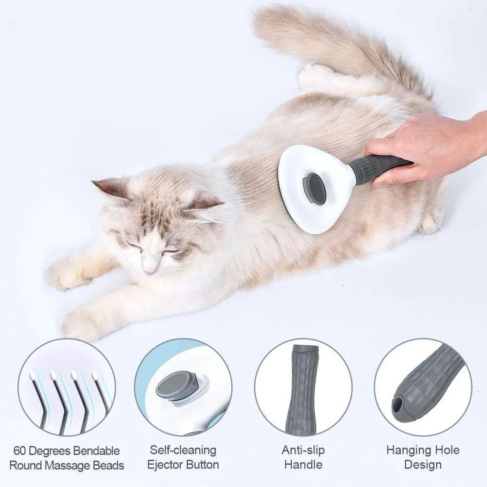 FurFree Self Cleaning Brush for Dogs and Cats